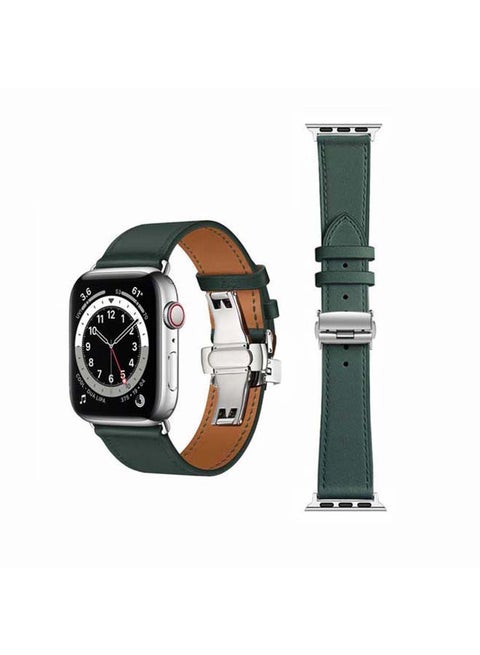 Replacement Band For Apple Watch Series 6/SE/5/4/3/2/1 Midnight Green