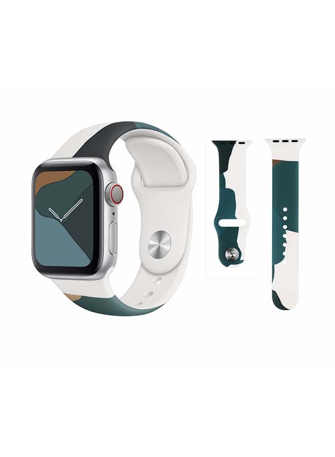 Perfii - Replacement Band For Apple Watch Series 6/SE/5/4/3/2/1 Ink Blue - Image 1