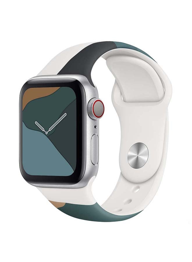 Perfii - Replacement Band For Apple Watch Series 6/SE/5/4/3/2/1 Ink Blue - Image 1