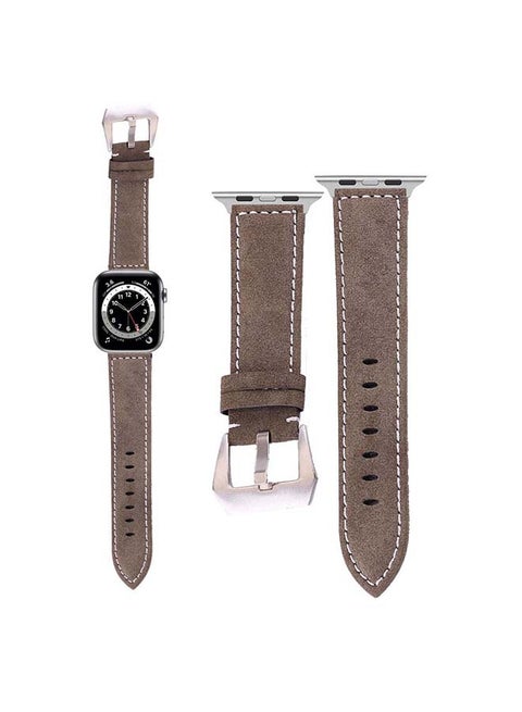 Vintage Washed Replacement Band For Apple Watch Series 6/SE/5/4/3/2/1 Grey