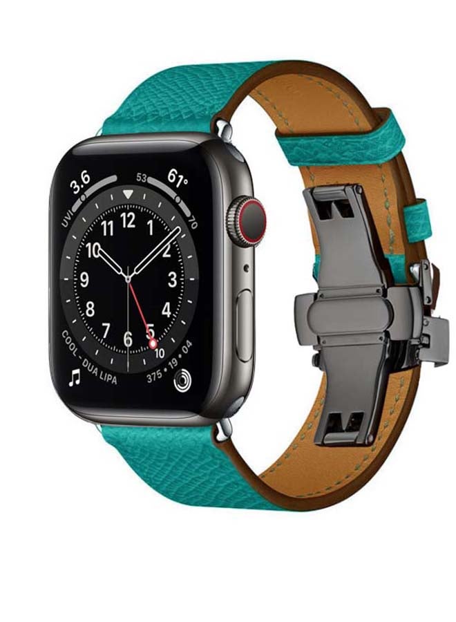 Perfii - Replacement Band For Apple Watch Series 6/SE/5/4/3/2/1 Green - Image 1