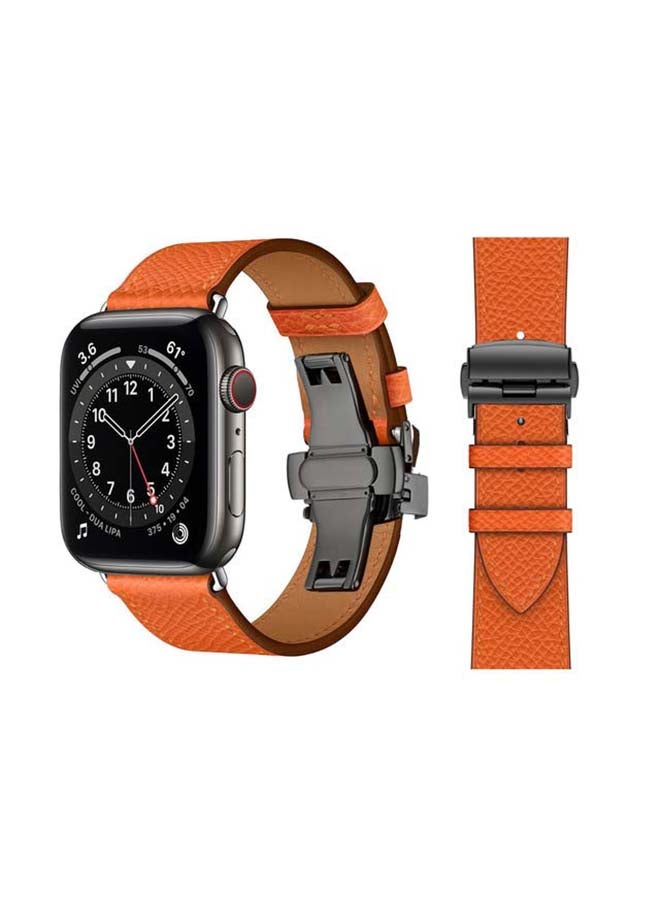 Perfii - Replacement Band For Apple Watch Series 6/SE/5/4/3/2/1 Feu Epsom - Image 1