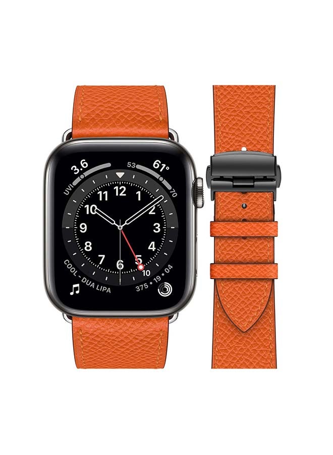 Perfii - Replacement Band For Apple Watch Series 6/SE/5/4/3/2/1 Feu Epsom - Image 1