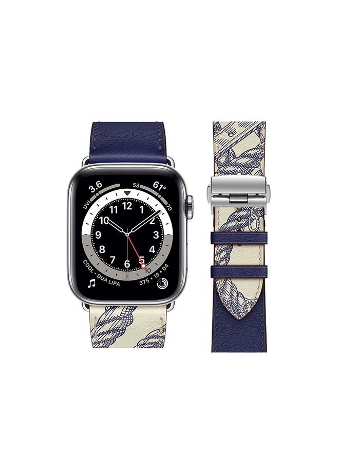 Perfii - Replacement Band For Apple Watch Series 6/SE/5/4/3/2/1 Encre - Image 1