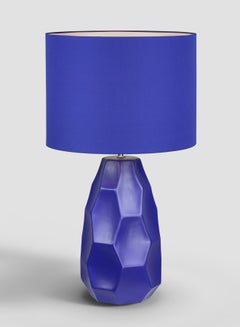 Switch Hexagon Ceramic Table Lamp Unique Luxury Quality Material for the Perfect Stylish Home AT17171 Blue 34 x 60.5 Blue  - Image 1
