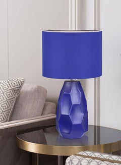 Switch Hexagon Ceramic Table Lamp Unique Luxury Quality Material for the Perfect Stylish Home AT17171 Blue 34 x 60.5 Blue  - Image 2