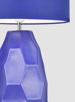 Switch Hexagon Ceramic Table Lamp Unique Luxury Quality Material for the Perfect Stylish Home AT17171 Blue 34 x 60.5 Blue  - Image 5