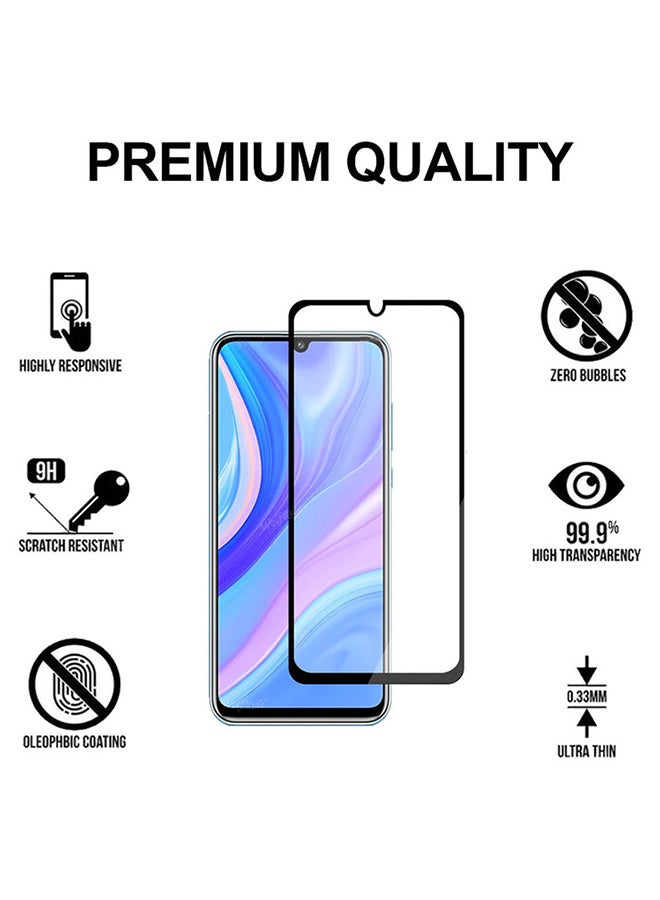 Theodor Tempered Glass Screen Protector For Huawei Y8P Black - Image 2