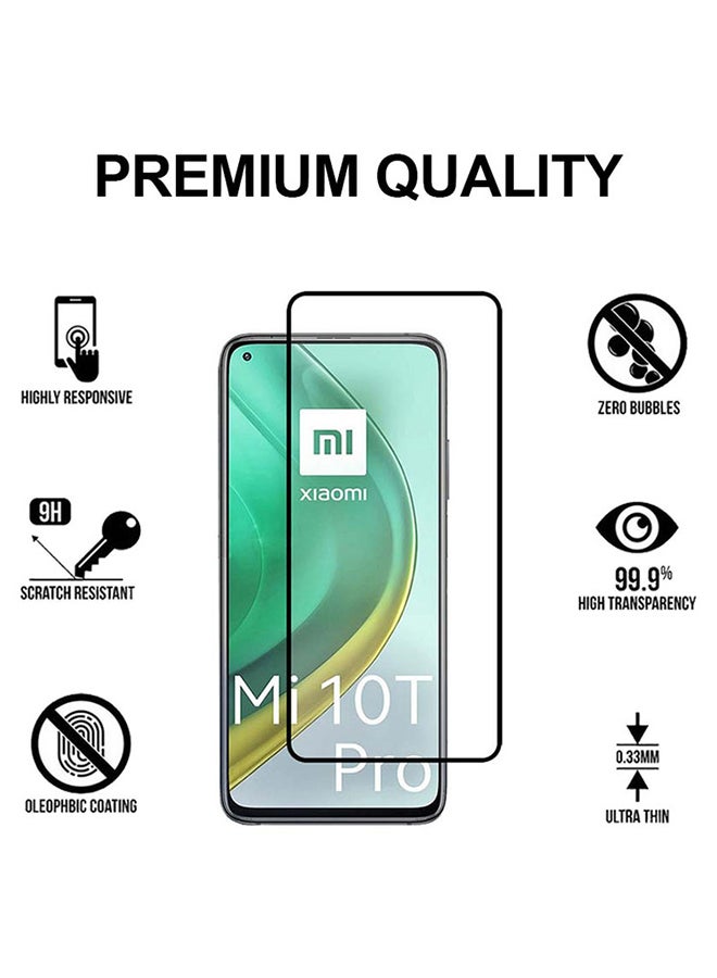 Theodor Tempered Glass Screen Protector For Xiaomi Mi 10T Pro Black - Image 2