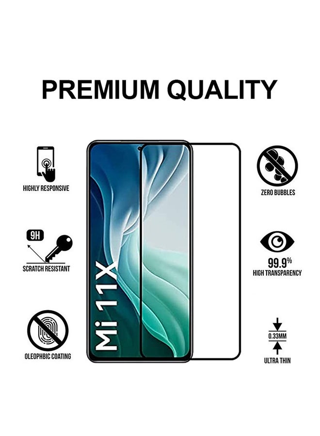 Theodor Tempered Glass Screen Protector For Xiaomi Mi 11X Black - Image 2
