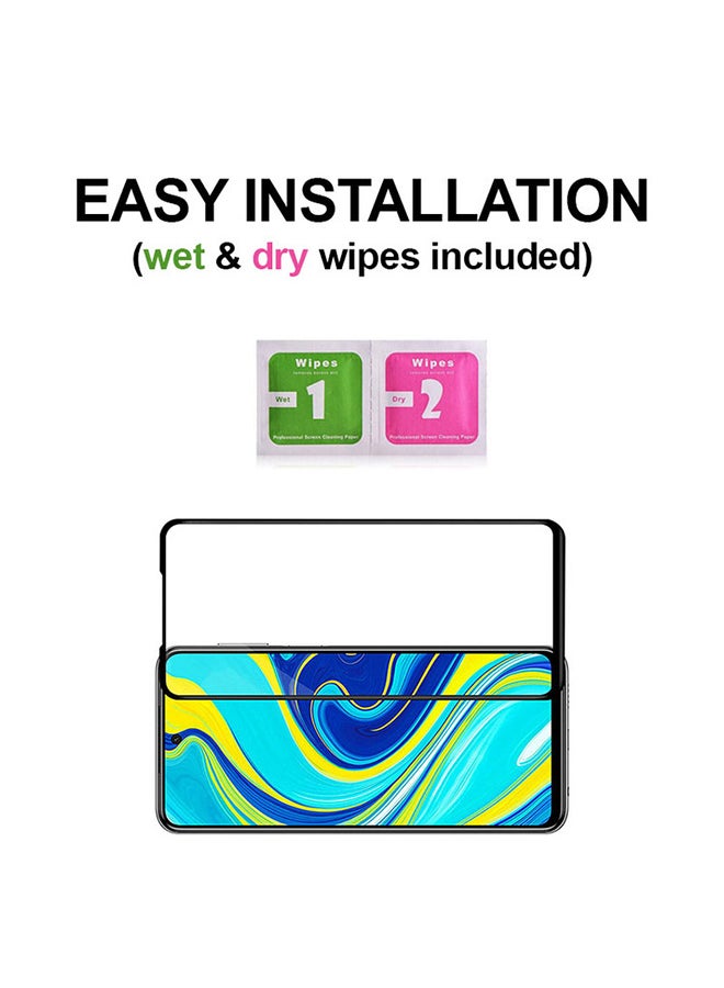 Theodor Tempered Glass Screen Protector For Xiaomi Redmi Note 9 Pro Black - Image 3