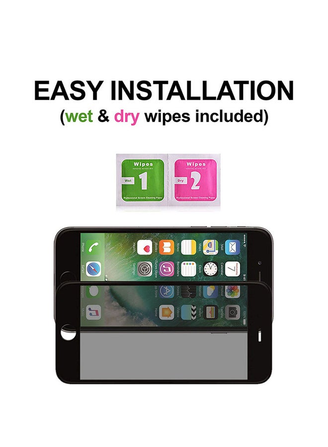 Theodor Privacy Anti-Spy Tempered Glass Screen Protector For iPhone 8 Black - Image 4