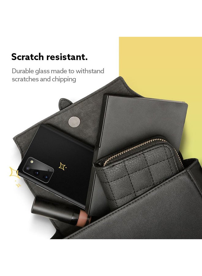 Theodor Tempered Glass Camera Protector Shield For Samsung Galaxy Note 20 Black - Image 3