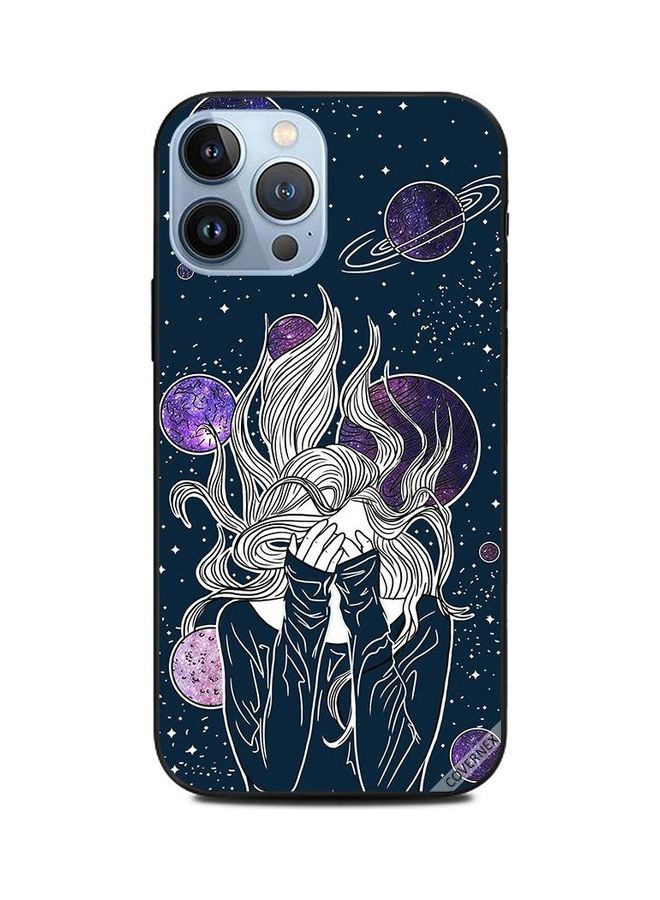 Covernex Apple iPhone 13 Pro Max Protective Case Cover Printed Featuring Girl Imaginations In Plant DESIGN_0886 - Image 1