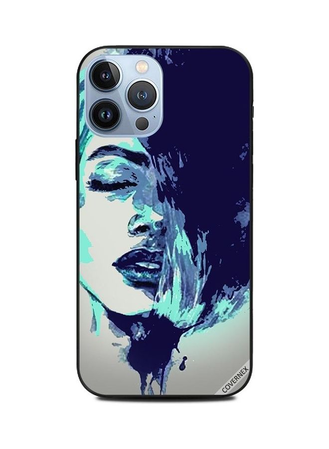Covernex Apple iPhone 13 Pro Max Protective Case Cover Printed Featuring Girl In Artwork DESIGN_0887 - Image 1