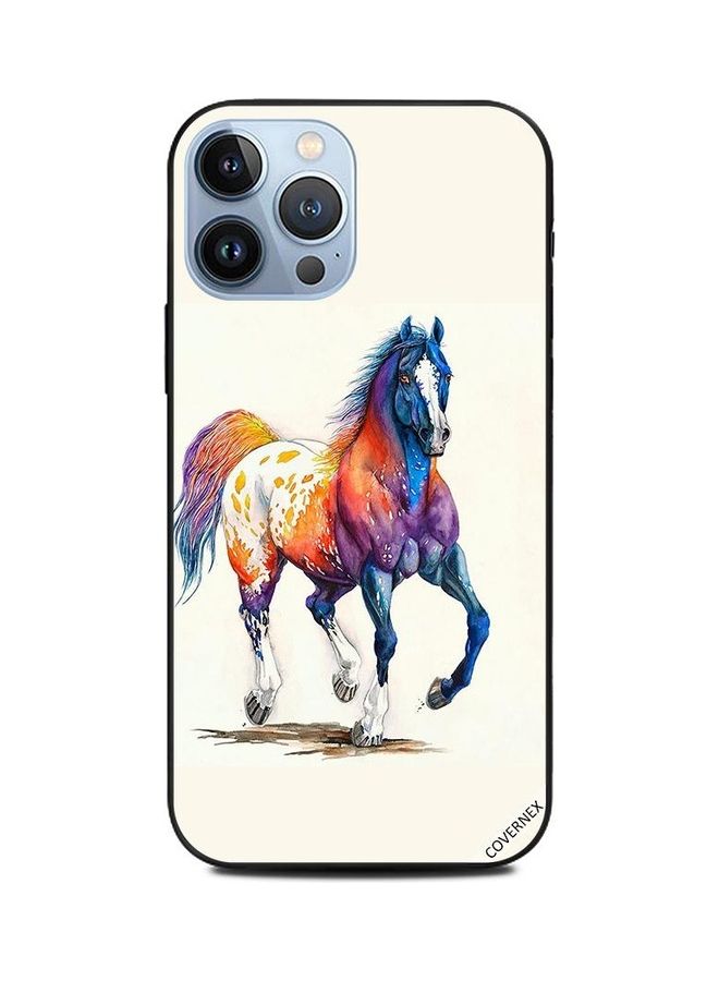 Covernex Protective Case Cover For Apple iPhone 13 Pro Max Colorful Horse - Image 1