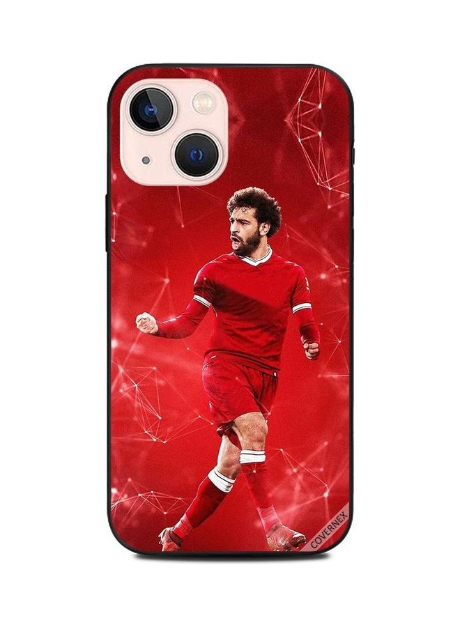 Covernex Protective Case Cover For Apple iPhone 13 Mini Egyption Football Star In Full Red - Image 1