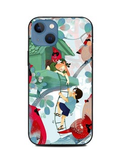 Kids Playing On Tree House Printed Protective Case Cover For Apple iPhone 13 Multicolour