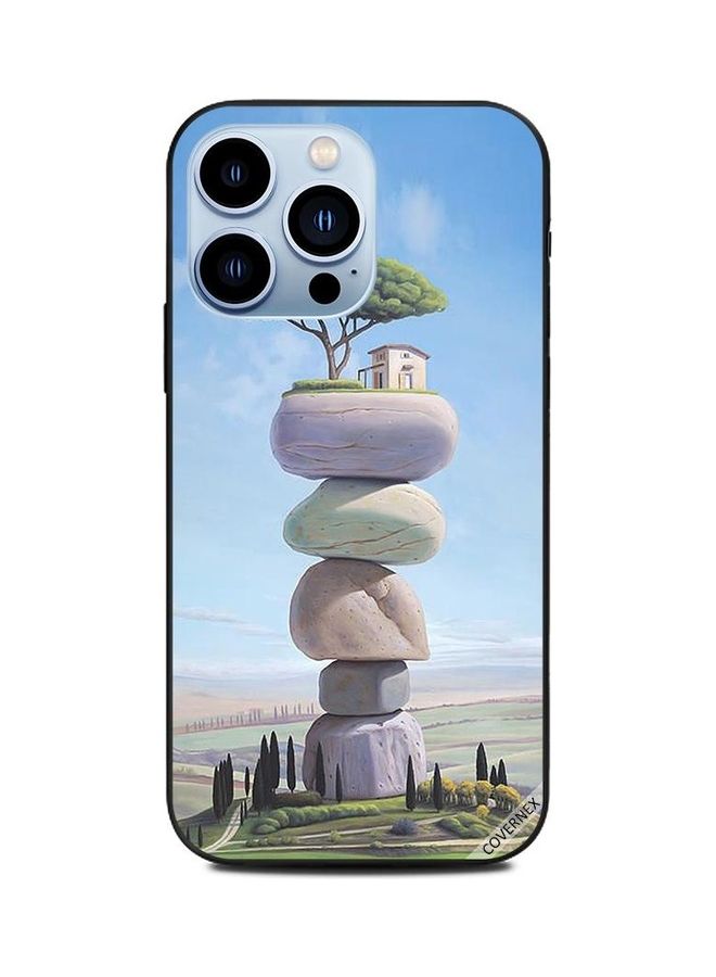 Covernex House On Stones Printed Protective Case Cover For Apple iPhone 13 Pro Multicolour - Image 1