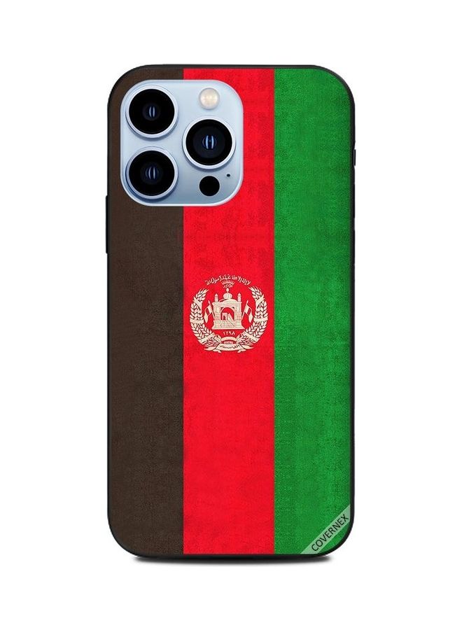 كوفرنيكس غطاء حماية واقٍ بطبعة كلاسيكية لعلم أفغانستان لأبل آيفون 13 برو متعدد الألوان - Image 1