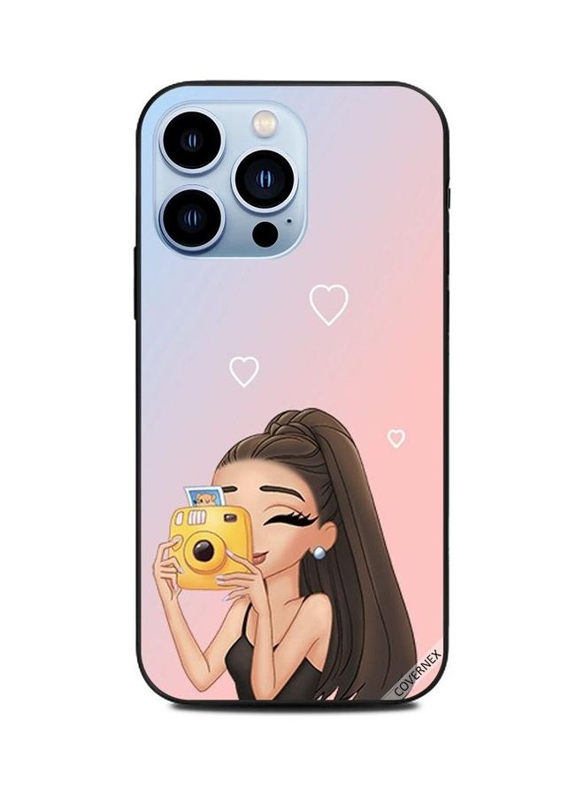 Covernex Apple iPhone 13 Pro Protective Case Cover Printed Featuring Cutiee Girl Taking Picture DESIGN_0437 - Image 1