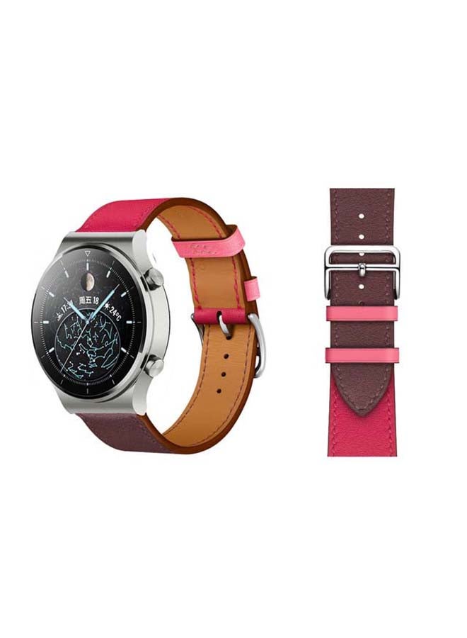 Perfii Replacement Band For Huawei Watch GT2 Pro Wine Red - Image 1