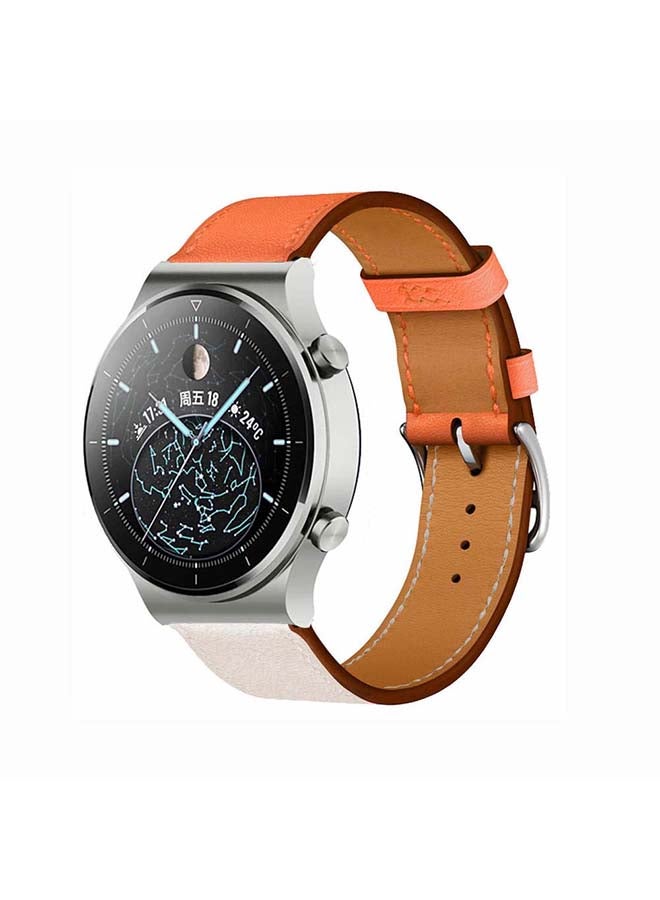 Perfii Replacement Band For Huawei Watch GT2 Pro Orange Cream - Image 2
