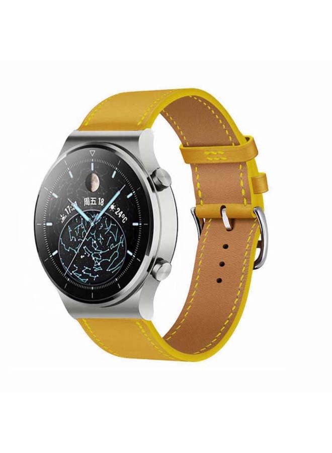 Perfii Supreme Replacement Band For Huawei Watch GT2 Pro Jaune Amber - Image 2