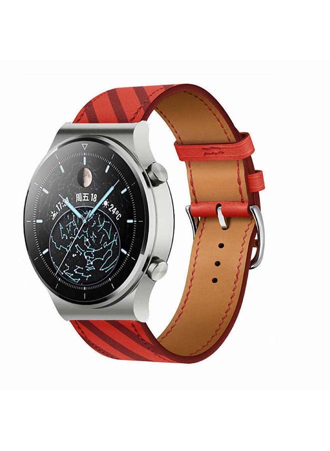 Perfii Supreme Replacement Band For Huawei Watch GT2 Pro Red Rlum - Image 2
