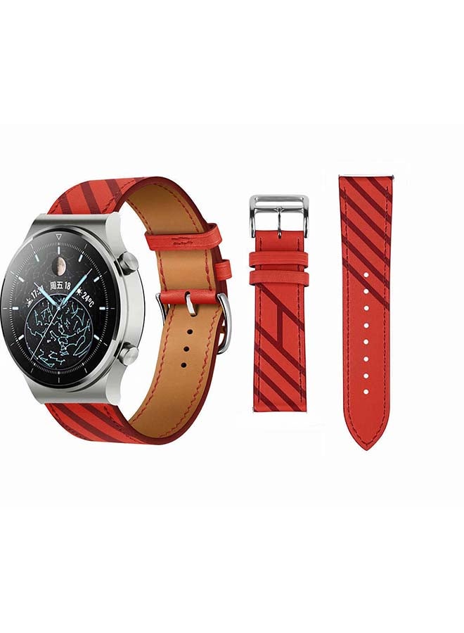 Perfii Supreme Replacement Band For Huawei Watch GT2 Pro Red Rlum - Image 1