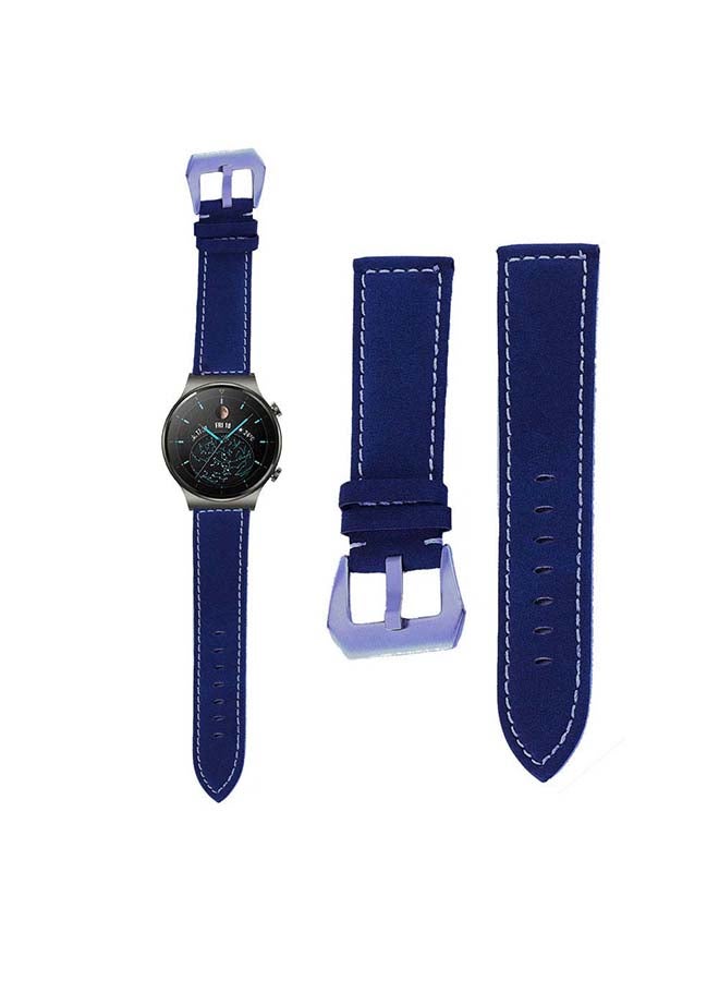 Perfii Washed Replacement Band For Huawei Watch GT2 Pro Dark Blue  - Image 1
