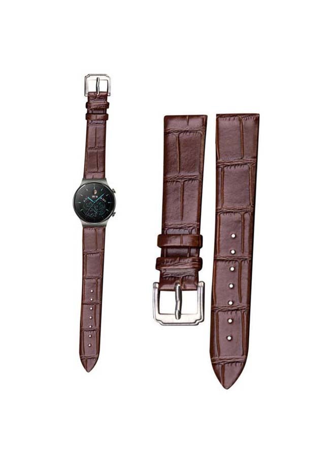 Perfii Replacement Band For Huawei Watch GT2 Pro Brown - Image 1