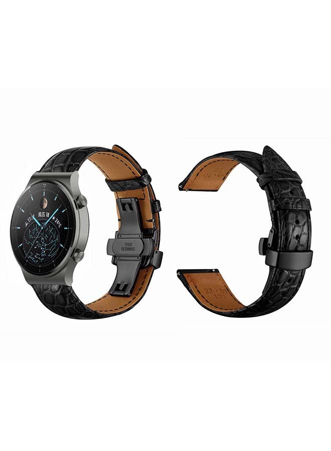 بيرفيي حزام بديل من جلد التمساح لساعات هواوي GT2 برو - Image 2