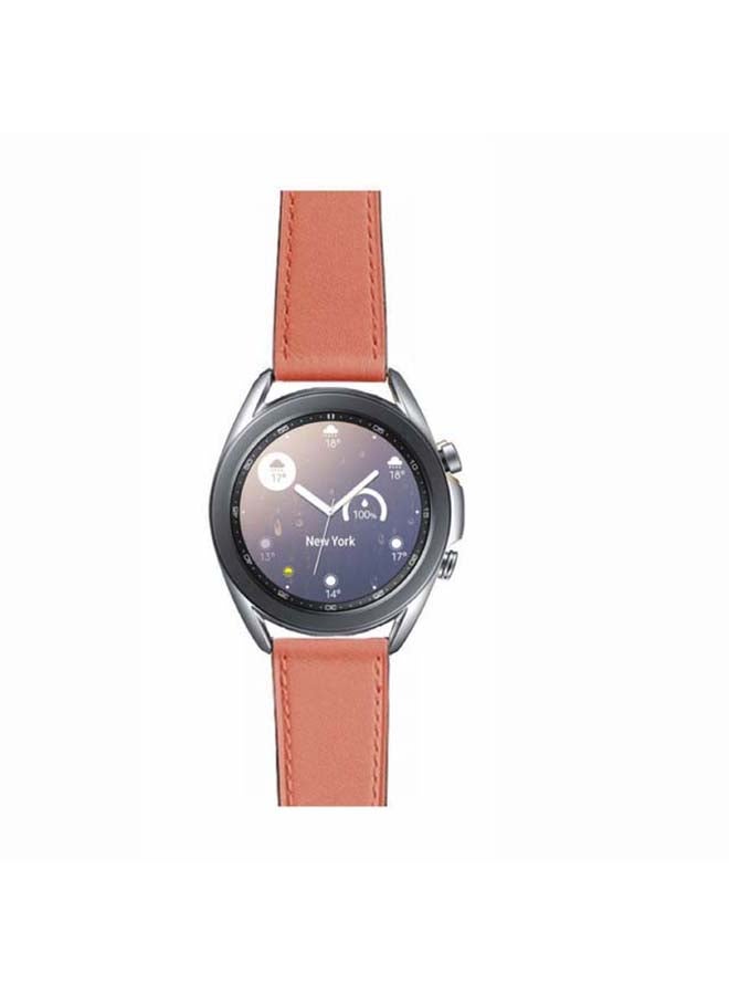 Perfii Replacement Band For Samsung Galaxy Watch3 Jacinth Orange - Image 2