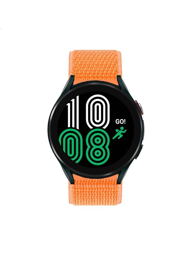 Perfii Replacement Nylon Loop Band 20mm For Samsung Galaxy Watch4 40/44mm Papaya - Image 2