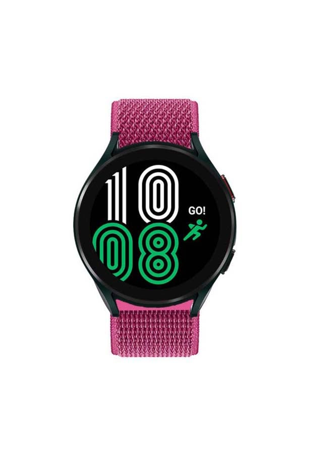 Perfii Replacement Nylon Loop Band 20mm For Samsung Galaxy Watch4 40/44mm Dragon Fruit - Image 2