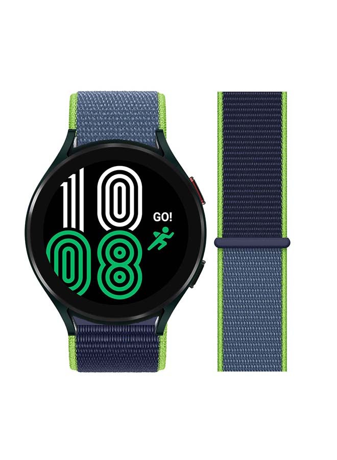 Perfii Replacement Nylon Loop Band 20mm For Samsung Galaxy Watch4 40/44mm Neon Lime - Image 1