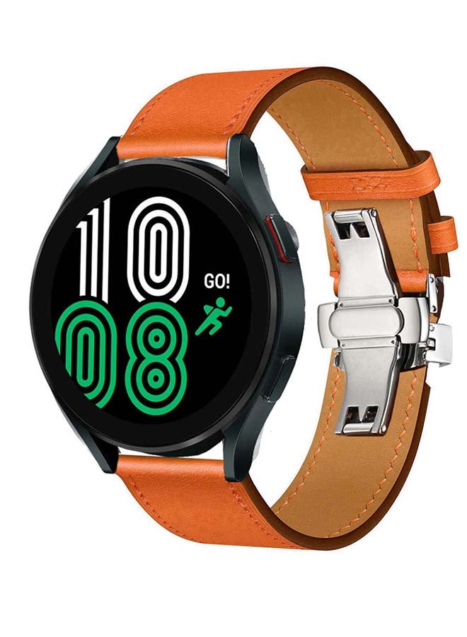 Perfii Replacement Band For Samsung Galaxy Watch4 Orange Swift - Image 2