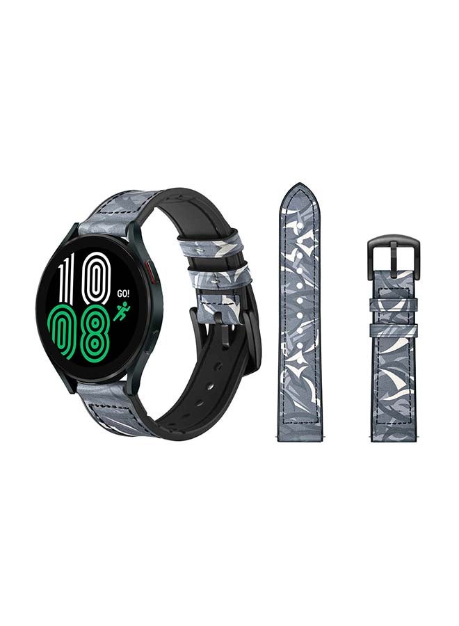 بيرفيي سوار بديل لساعة سامسونج جالاكسي 4. أزرق مموه - Image 1