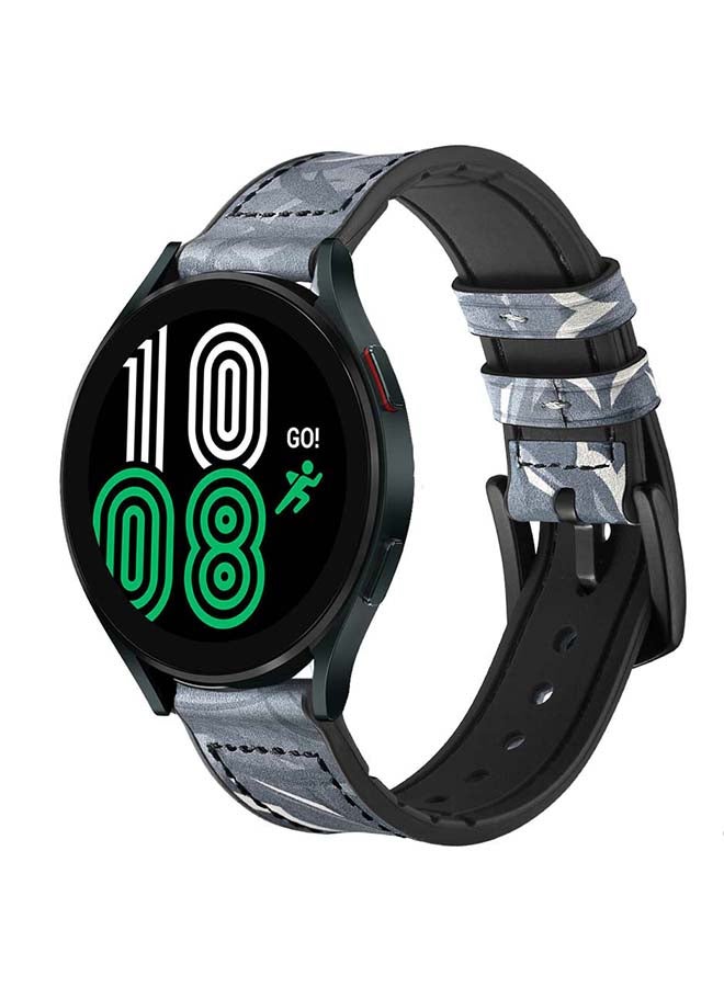 بيرفيي سوار بديل لساعة سامسونج جالاكسي 4. أزرق مموه - Image 2