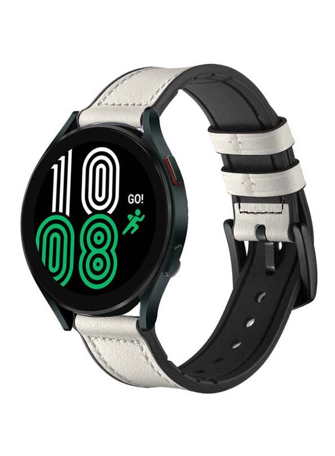 Perfii Replacement Band For Samsung Galaxy Watch 4 White - Image 2