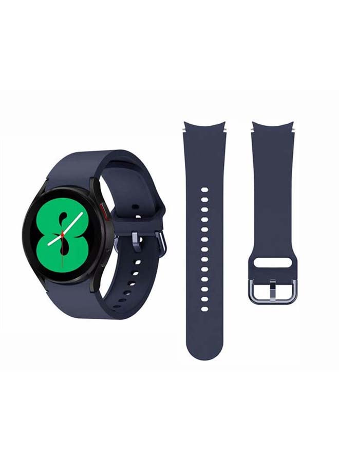 بيرفيي سوار بديل لساعة سامسونج جالاكسي 4 أزرق ميدنايت - Image 1