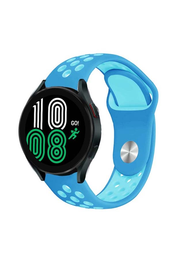 Perfii Replacement Band For Samsung Galaxy Watch4 Blue/Light Blue - Image 2