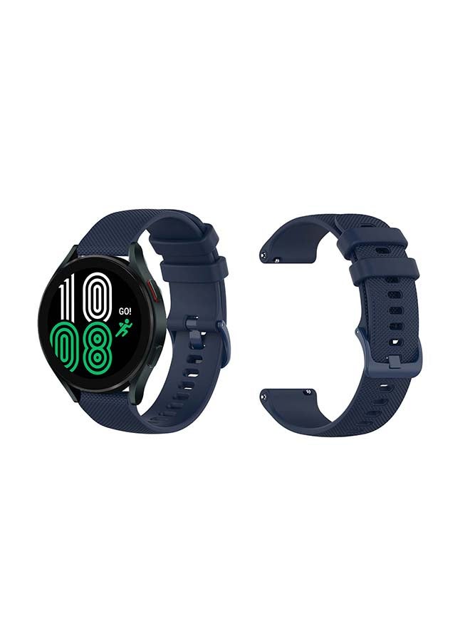 Perfii Replacement Band For Samsung Galaxy Watch4 Dark Blue - Image 2
