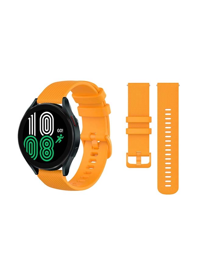 Perfii Replacement Band For Samsung Galaxy Watch4 Orange - Image 1
