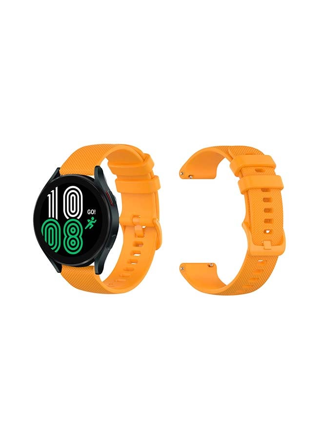 Perfii Replacement Band For Samsung Galaxy Watch4 Orange - Image 2