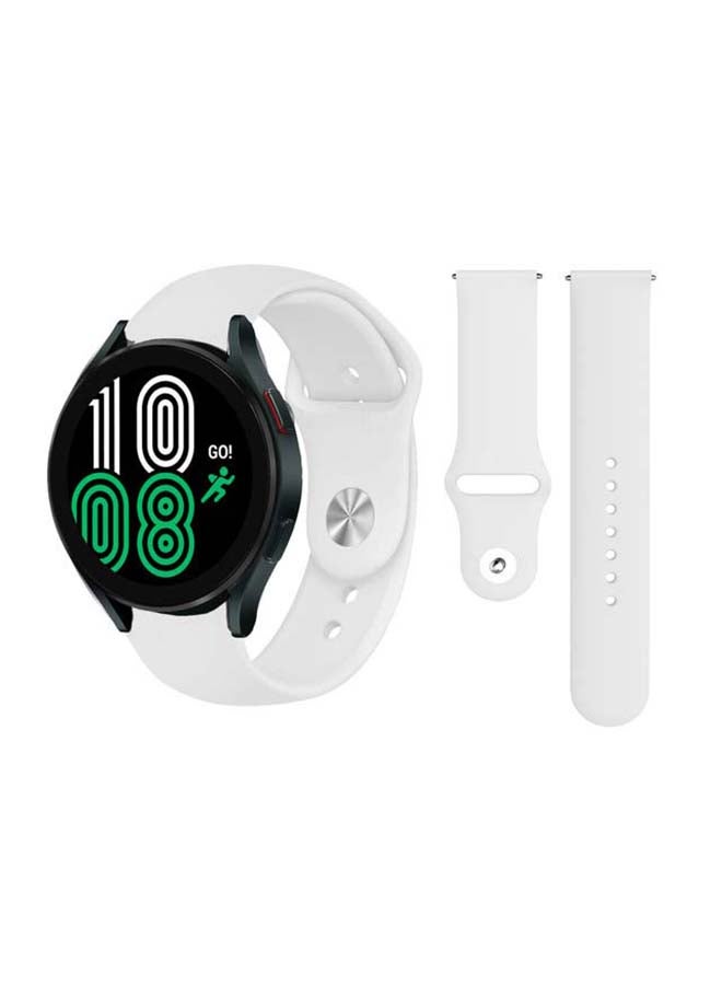 Perfii Replacement Band For Samsung Galaxy Watch4 White - Image 1