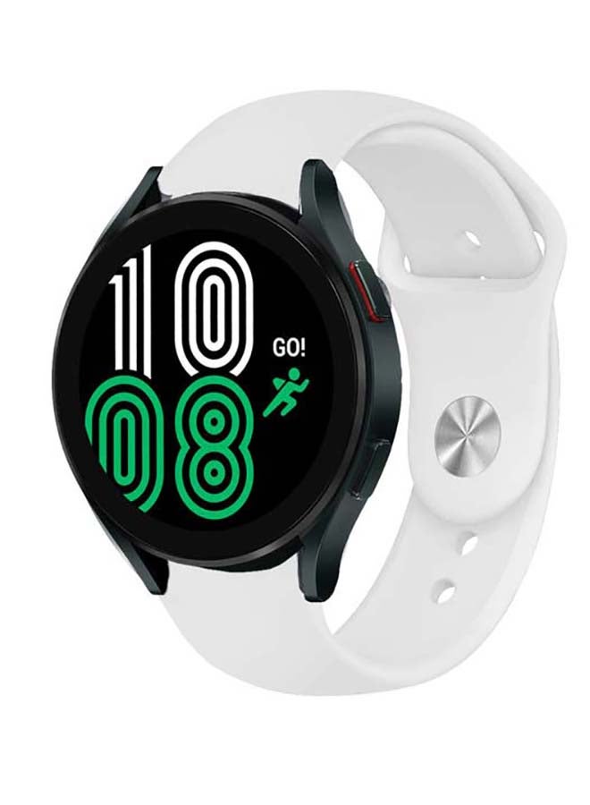 Perfii Replacement Band For Samsung Galaxy Watch4 White - Image 2