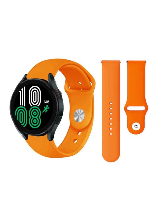 Perfii Replacement Band For Samsung Galaxy Watch4 Orange - Image 1