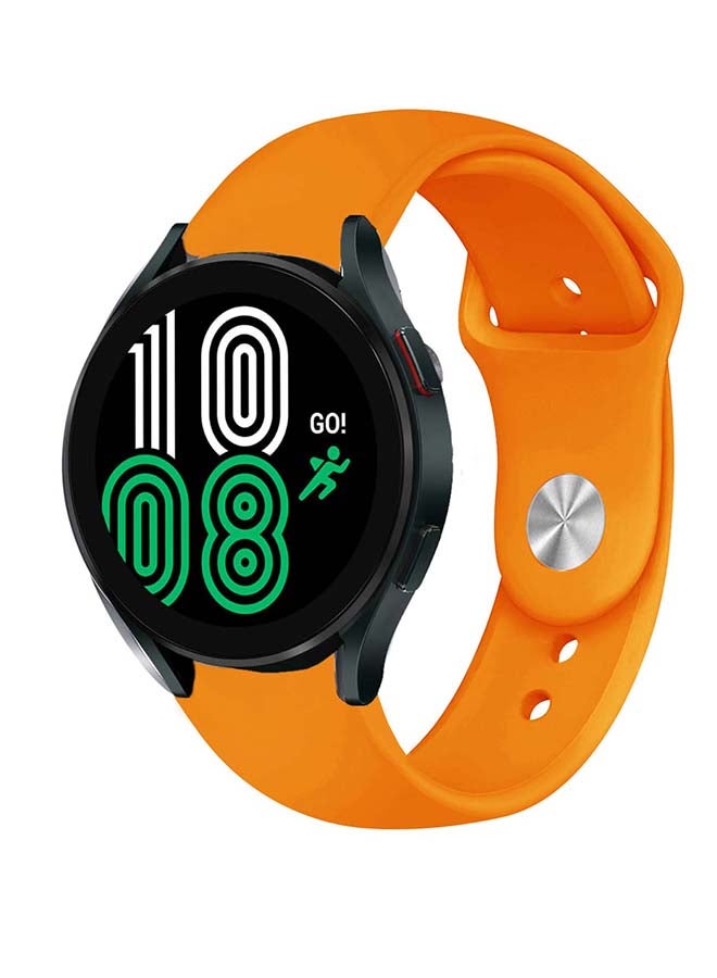 Perfii Replacement Band For Samsung Galaxy Watch4 Orange - Image 2